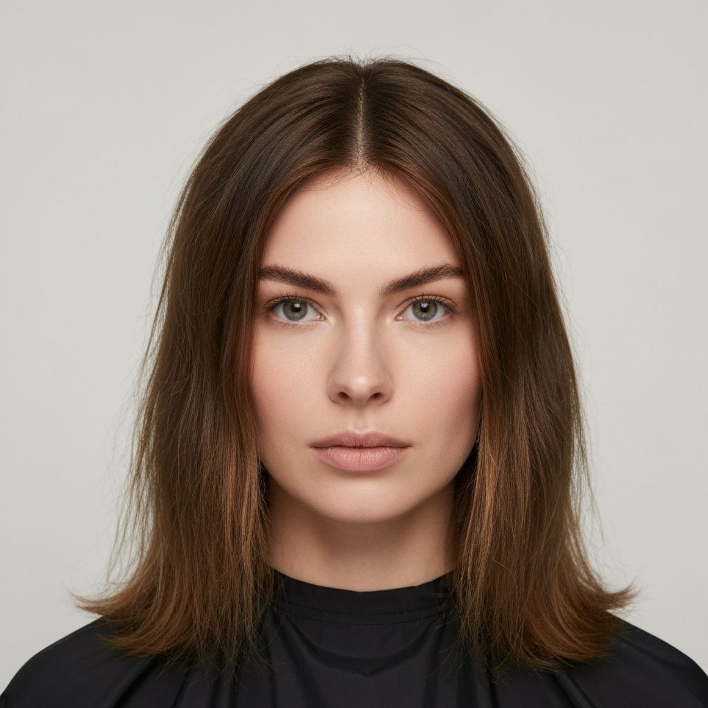 Balayage Dourado - Antes