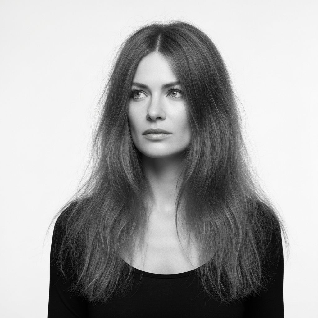 Long Bob Moderno - Antes